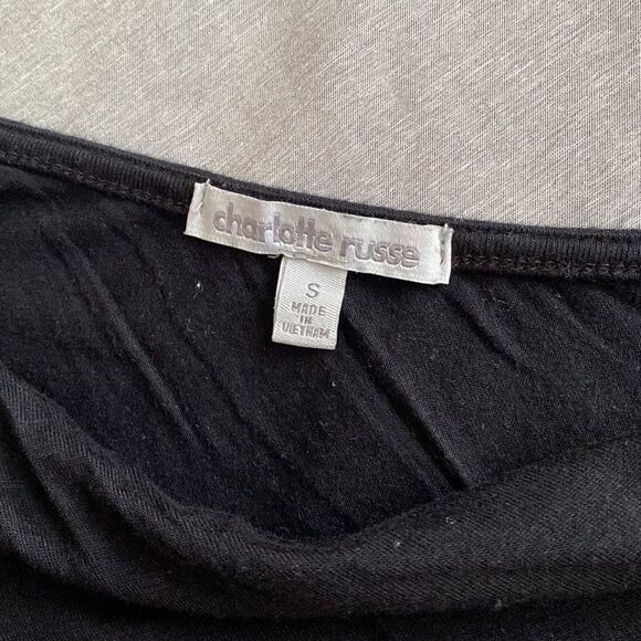 Charlotte Russe One Shoulder Top Size Small - Picture 5 of 7